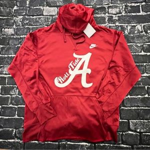 Nike Men’s NCAA Alabama BAMA Therma Polyester Hoodie Crimson Tide Large NEW